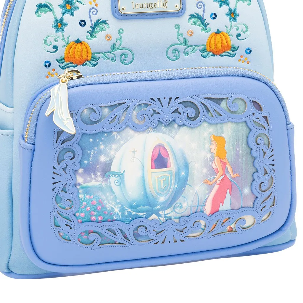 707 Street Exclusive - Loungefly Disney Princess Dreams Series Cinderella Mini Backpack