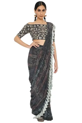 Amani Choli With Pre-Stitched Saree