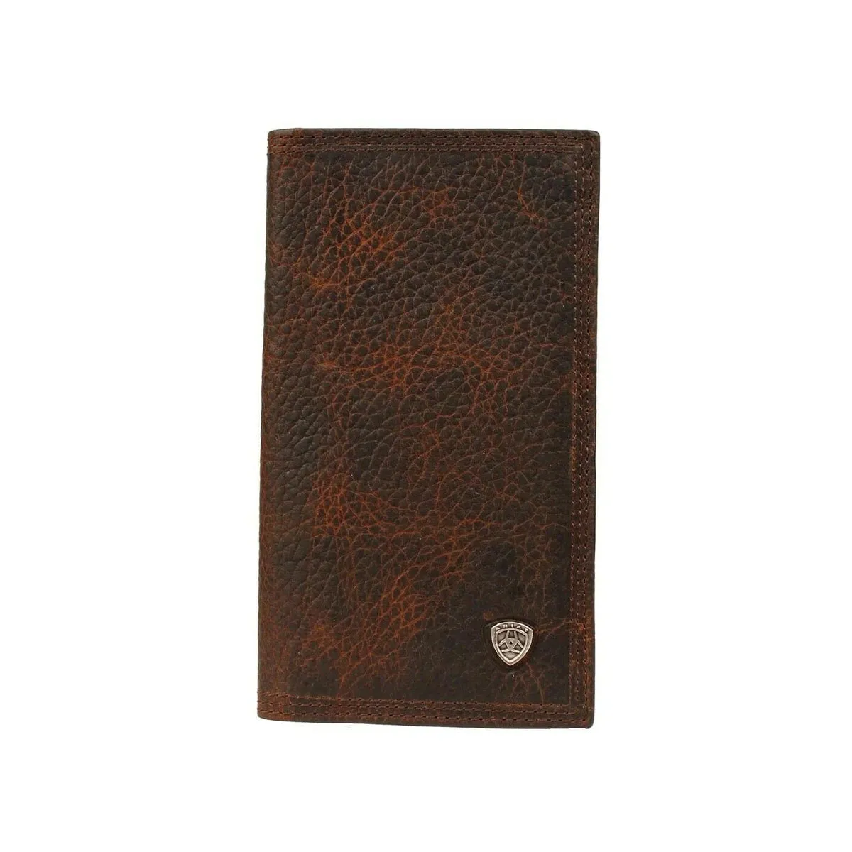 Ariat Men's Rowdy Bi-fold Rodeo Wallet - Dark Rowdy Brown