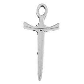 AVBeads Athame 20mm x 9mm Silver Metal Zinc Alloy Charms 10pcs