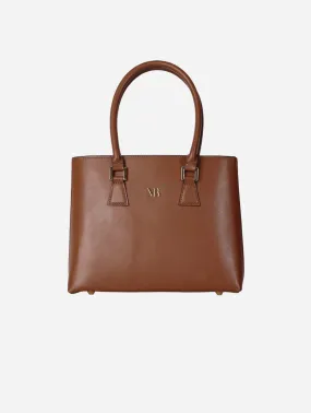 Bailey 2 MIRUM Vegan Leather Handbag | Cognac