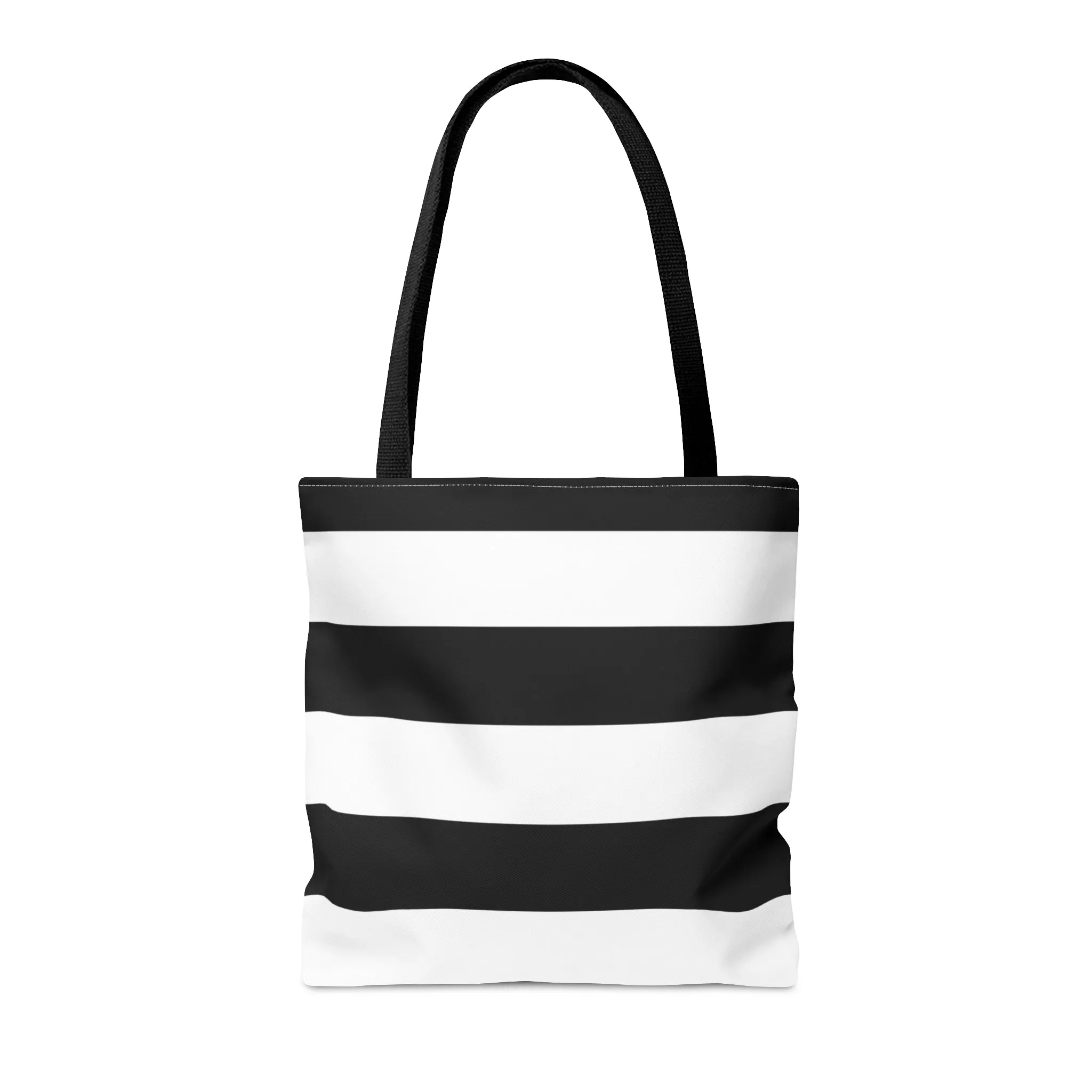 Black Stripes Tote Bag