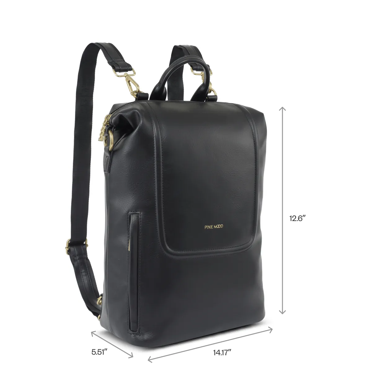 Blossom Small Vegan Leather Backpack | Multiple Colours