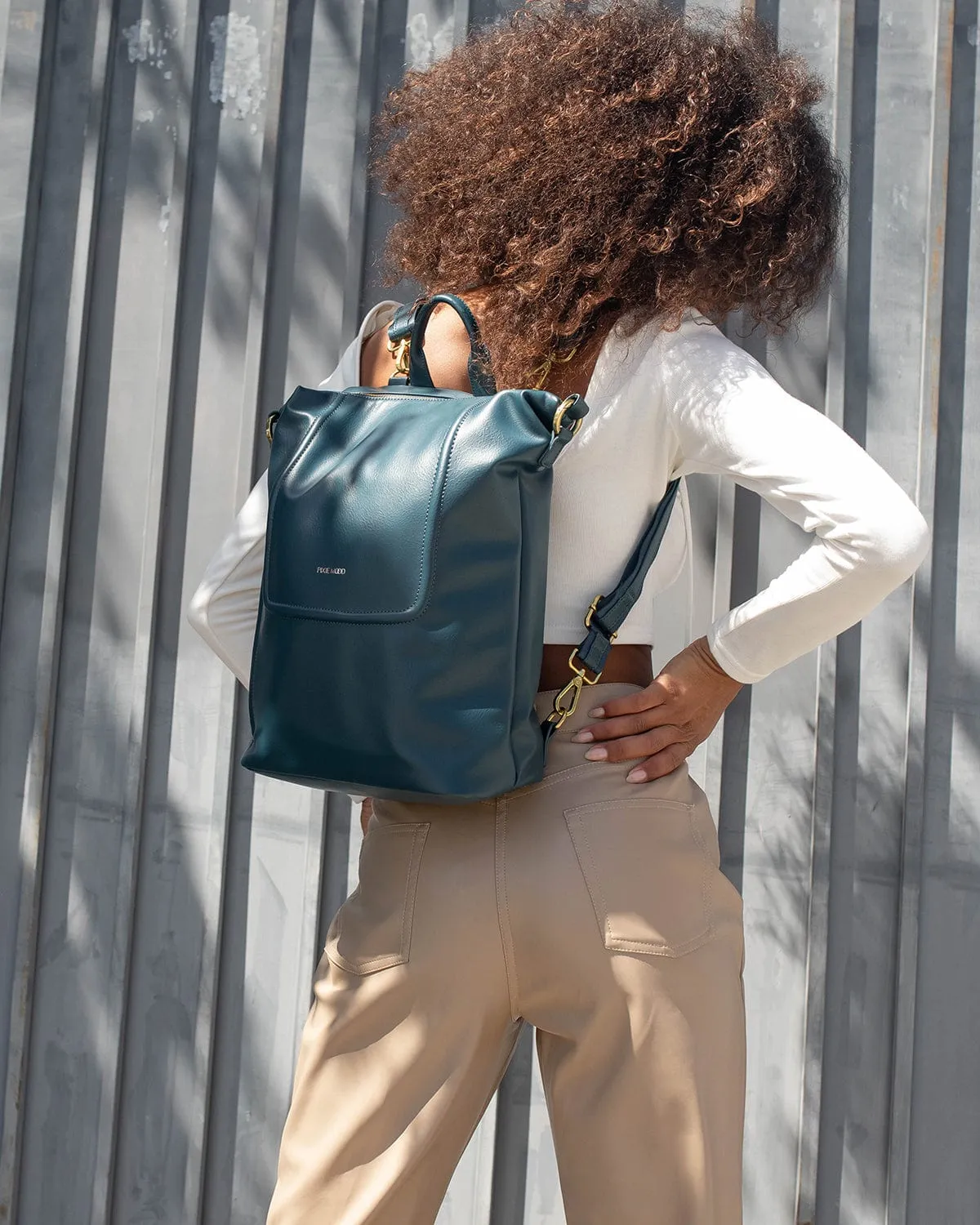 Blossom Small Vegan Leather Backpack | Multiple Colours