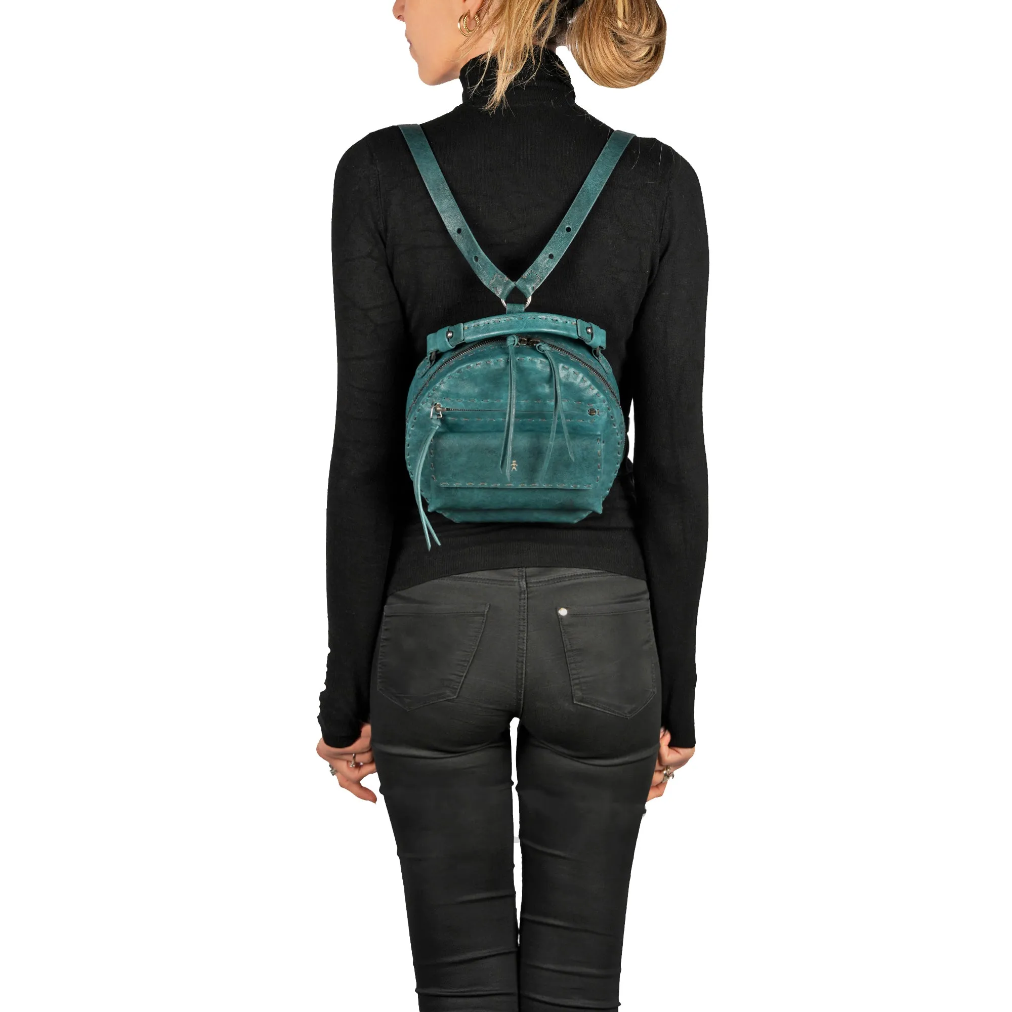 Cappelliera Pocket Backpack Old Iron Teal