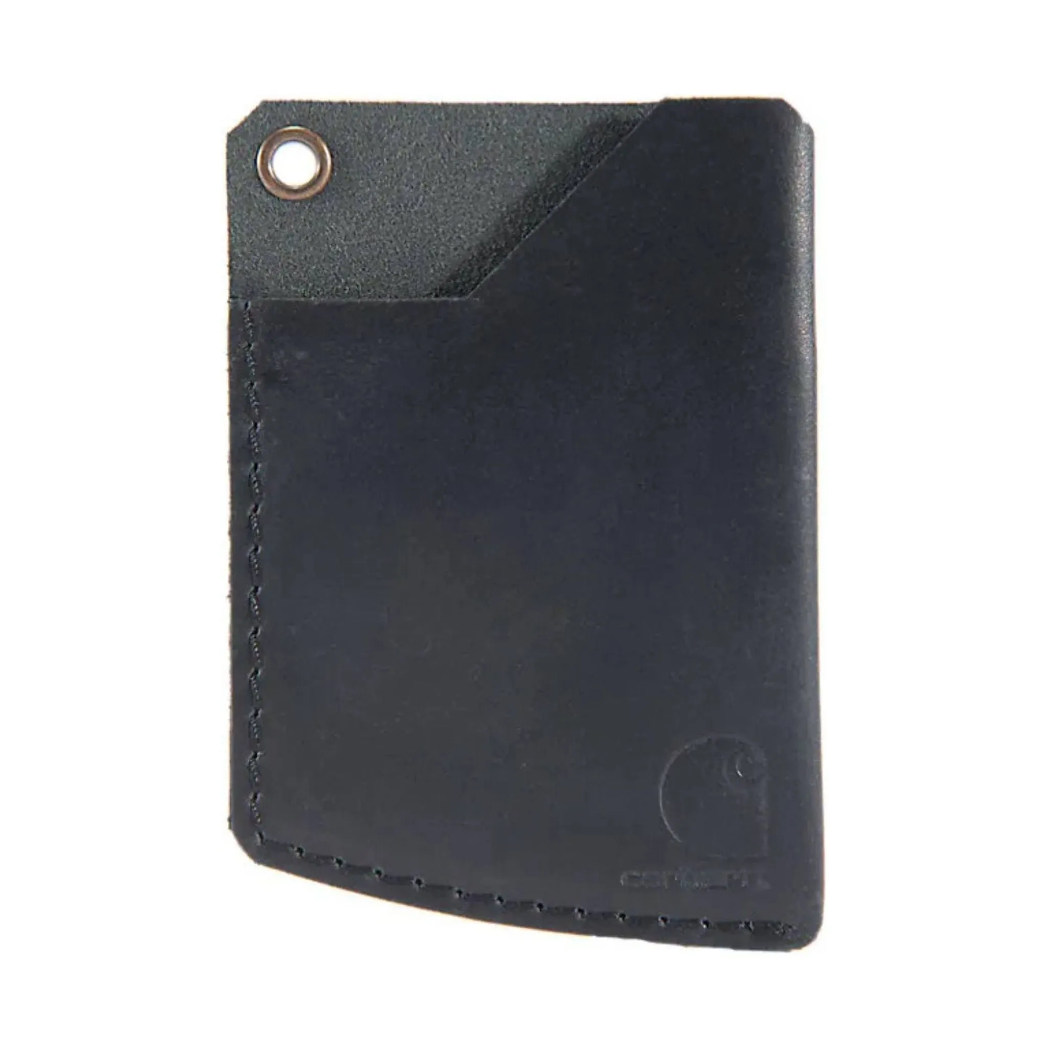 Black Carhartt Craftsman Leather Slim Front Pocket Wallet