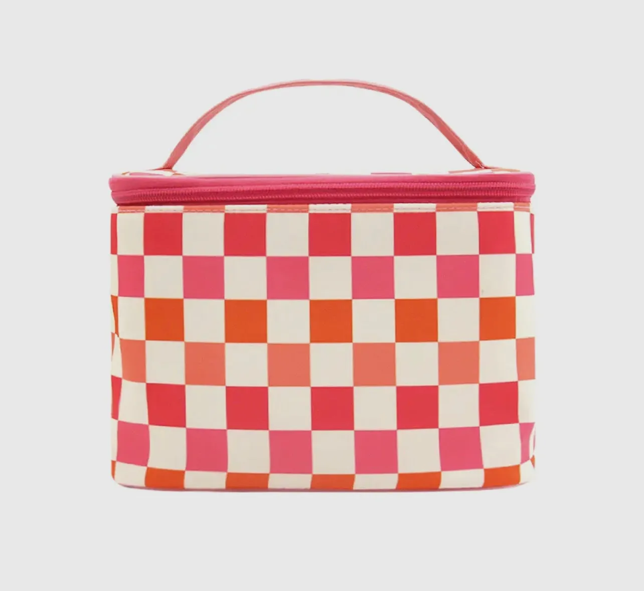 Checkered Bae Beauty Bag