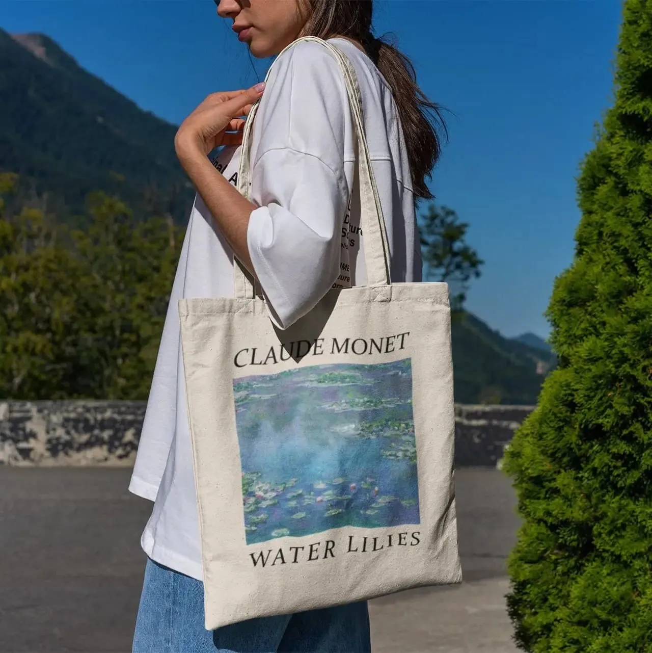 Claude Monet Water Lilies Tote Bag