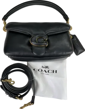 Coach Pillow Tabby Small Leather Shoulder Bag - Black