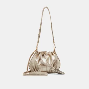 COBIE SHOULDER BAG PLATINUM FAUX LEATHER