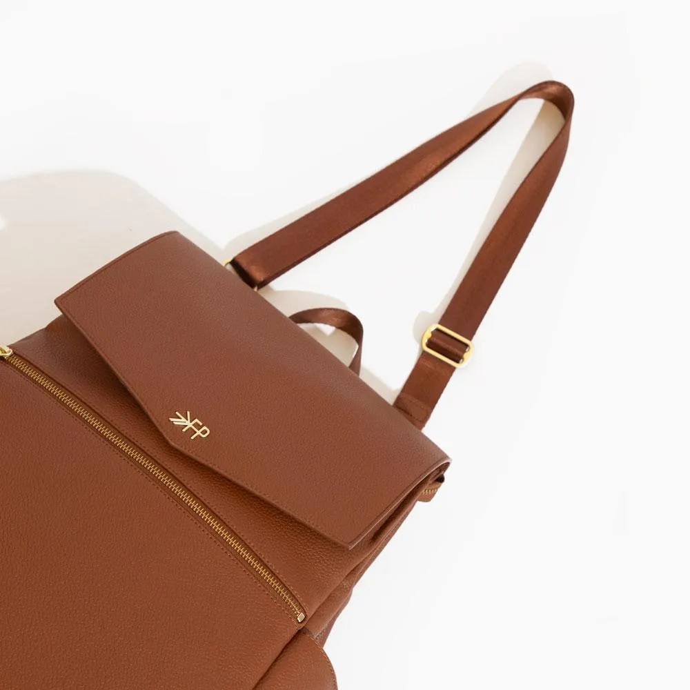 Cognac Classic Diaper Bag II