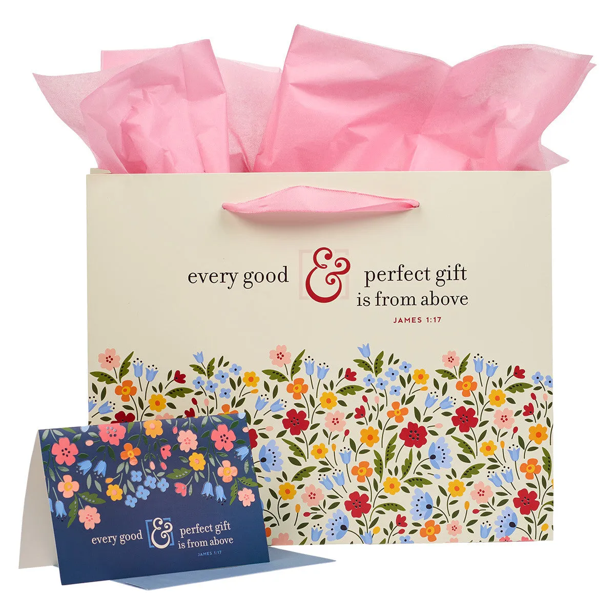 Every Good and Perfect Gift Large Gift Bag with Card