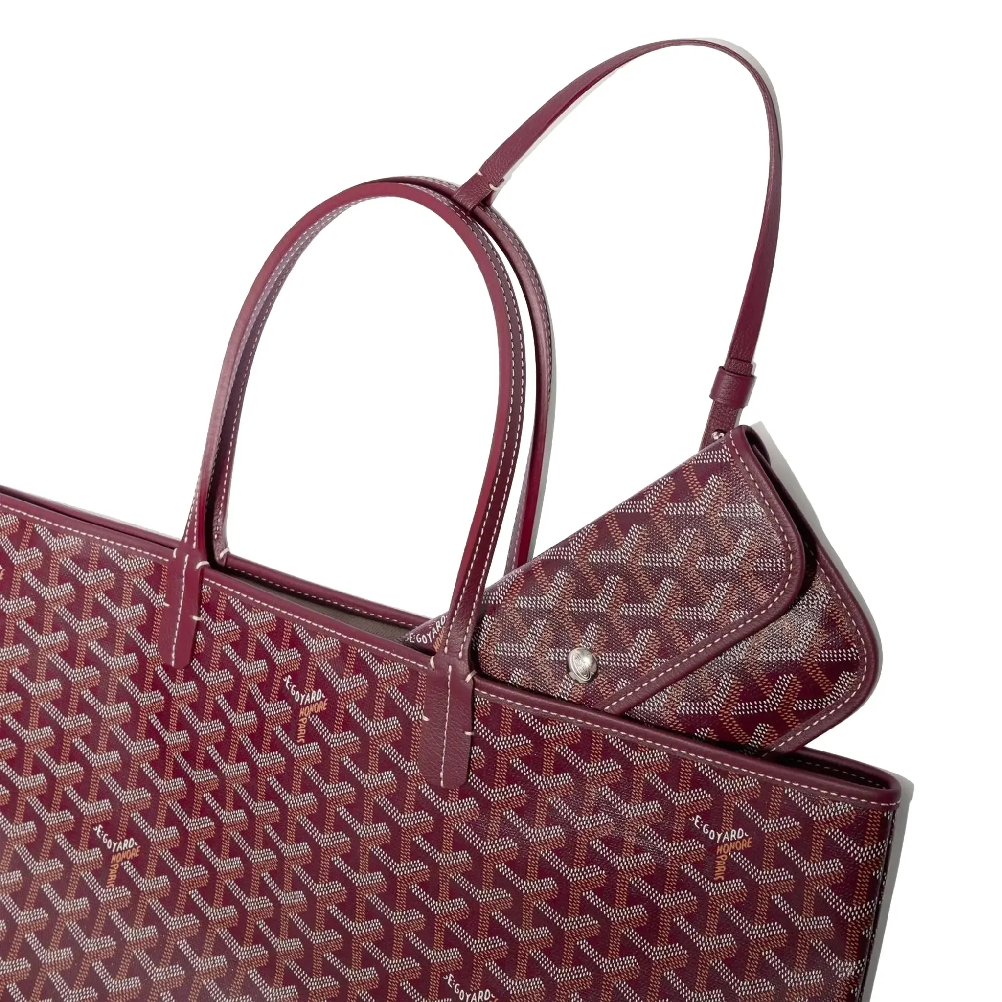 Goyard Saint Louis PM Tote Bag Burgundy