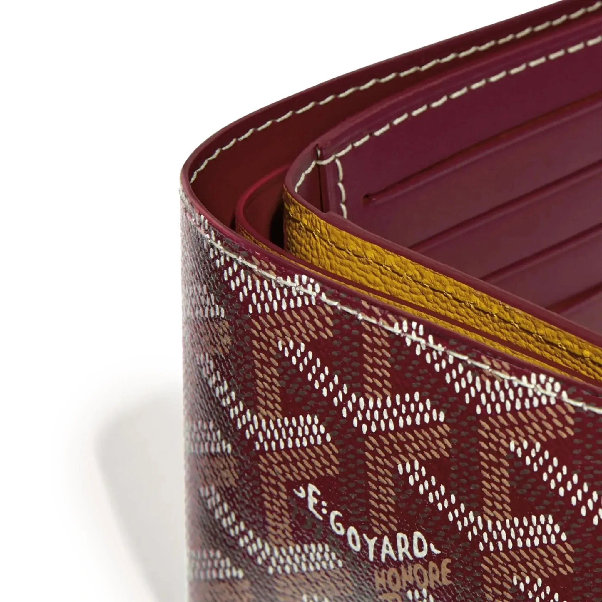 Goyard Victoire Burgundy Wallet