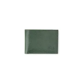 Green Saffiano Leather Wallet