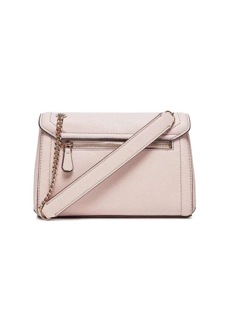 GUESS Noelle Convertible Crossbody Bag Light Rose