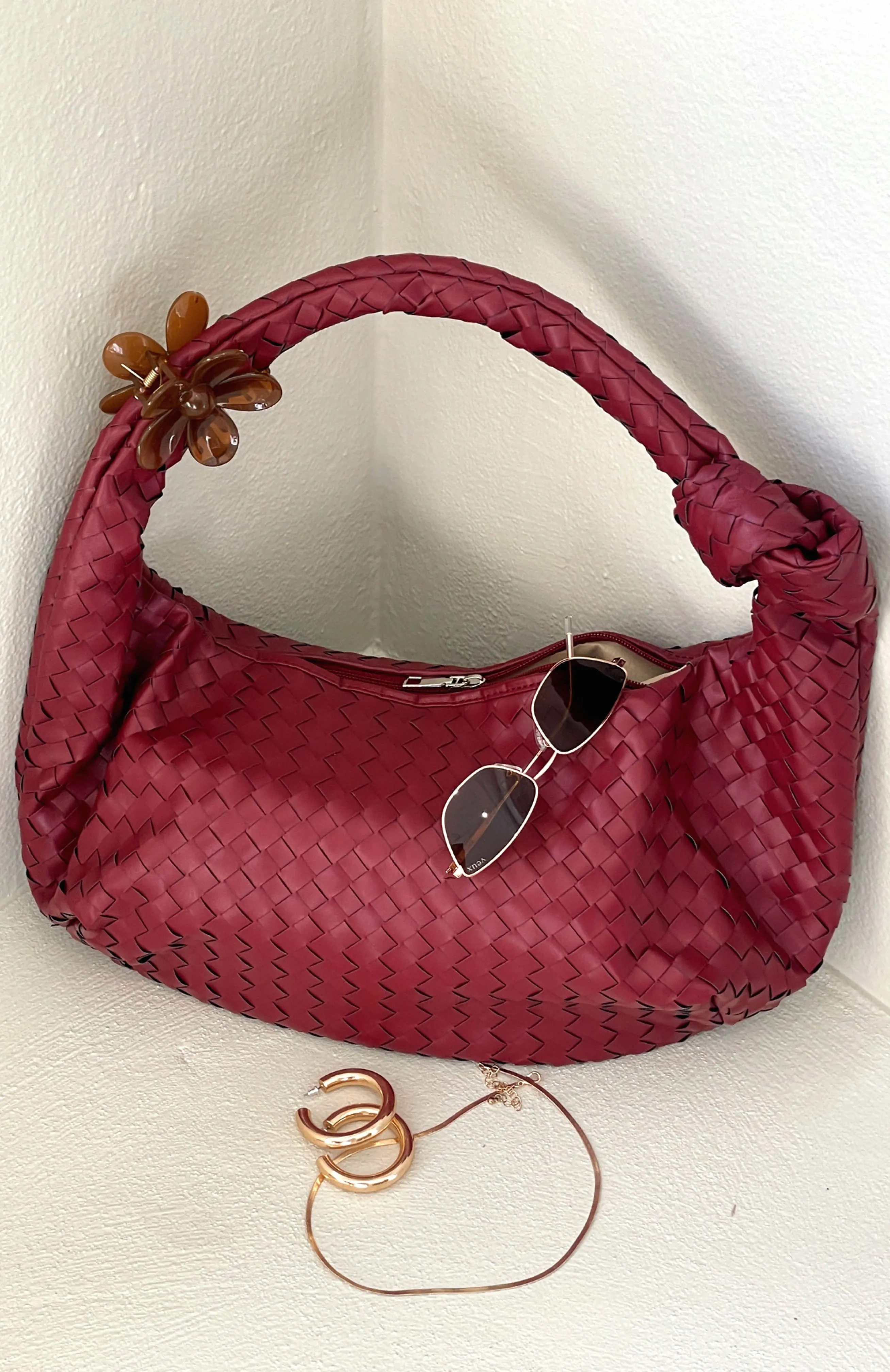 Lexi Shoulder Bag Maroon