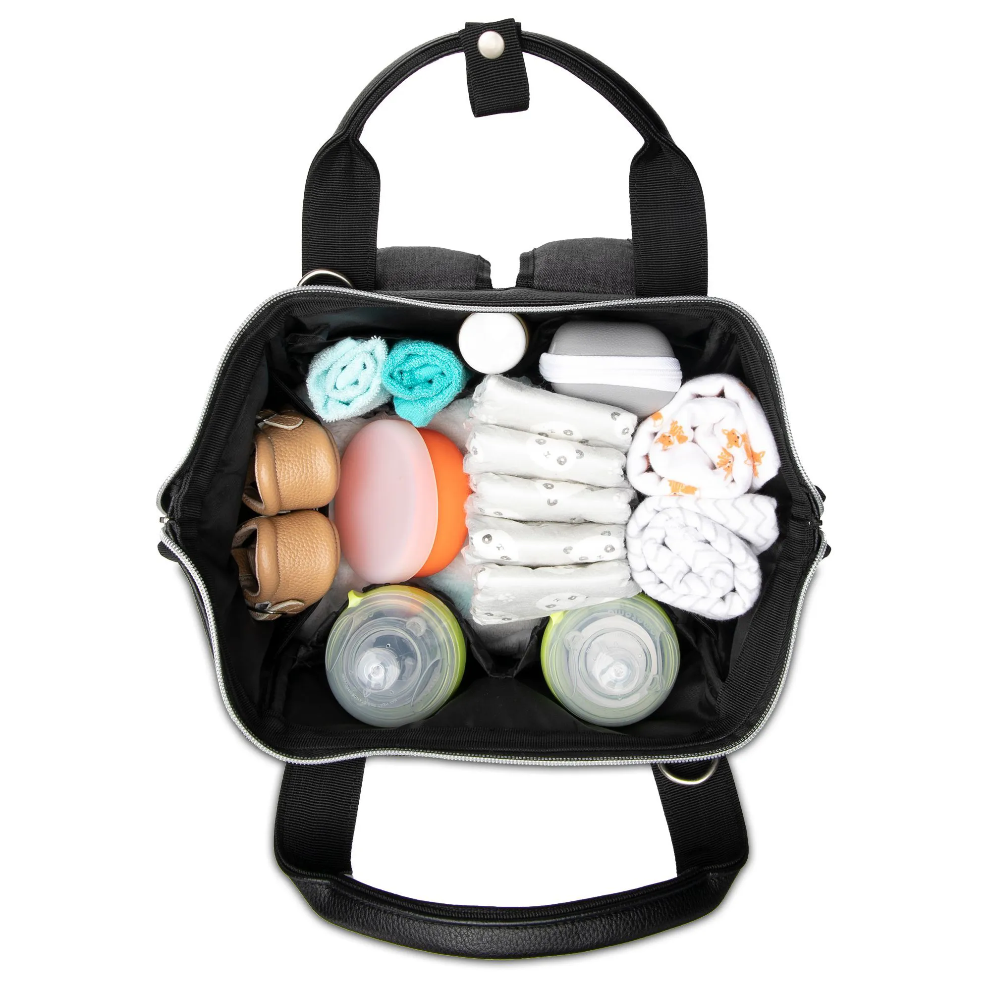 Lucia Diaper Bag Backpack With Diaper Caddy