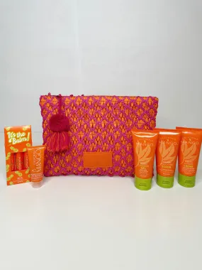 Market Live Preorder: Array 30A California Mango Clutch Travel Set by California Mango (Ships in 2-3 Weeks)