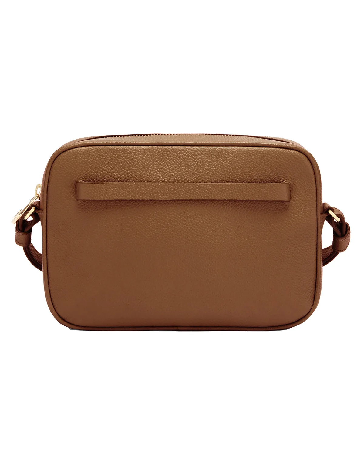 New York Crossbody (Tan Small Grain)