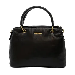 Nova 6145 Leather Ring Handle Handbag