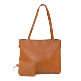 Prague tote bag brown