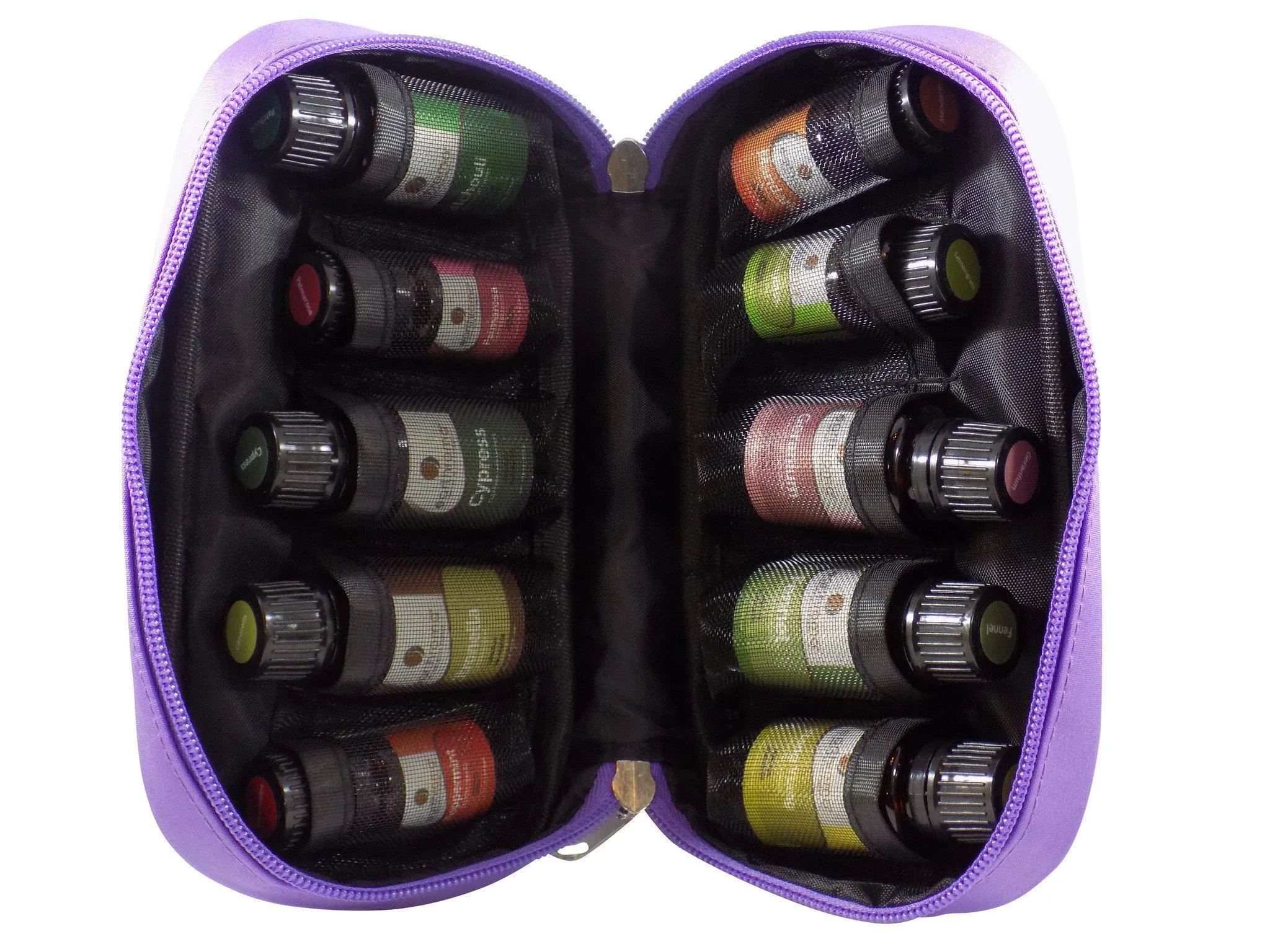 Purple Essential Oil Travel Bag