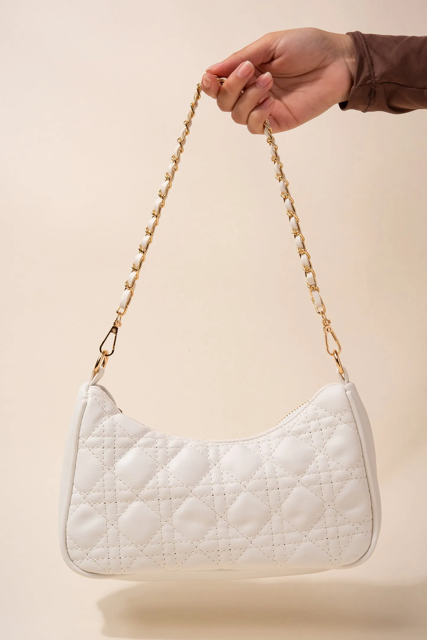 Quilted Crossbody Bag with Coin Purse