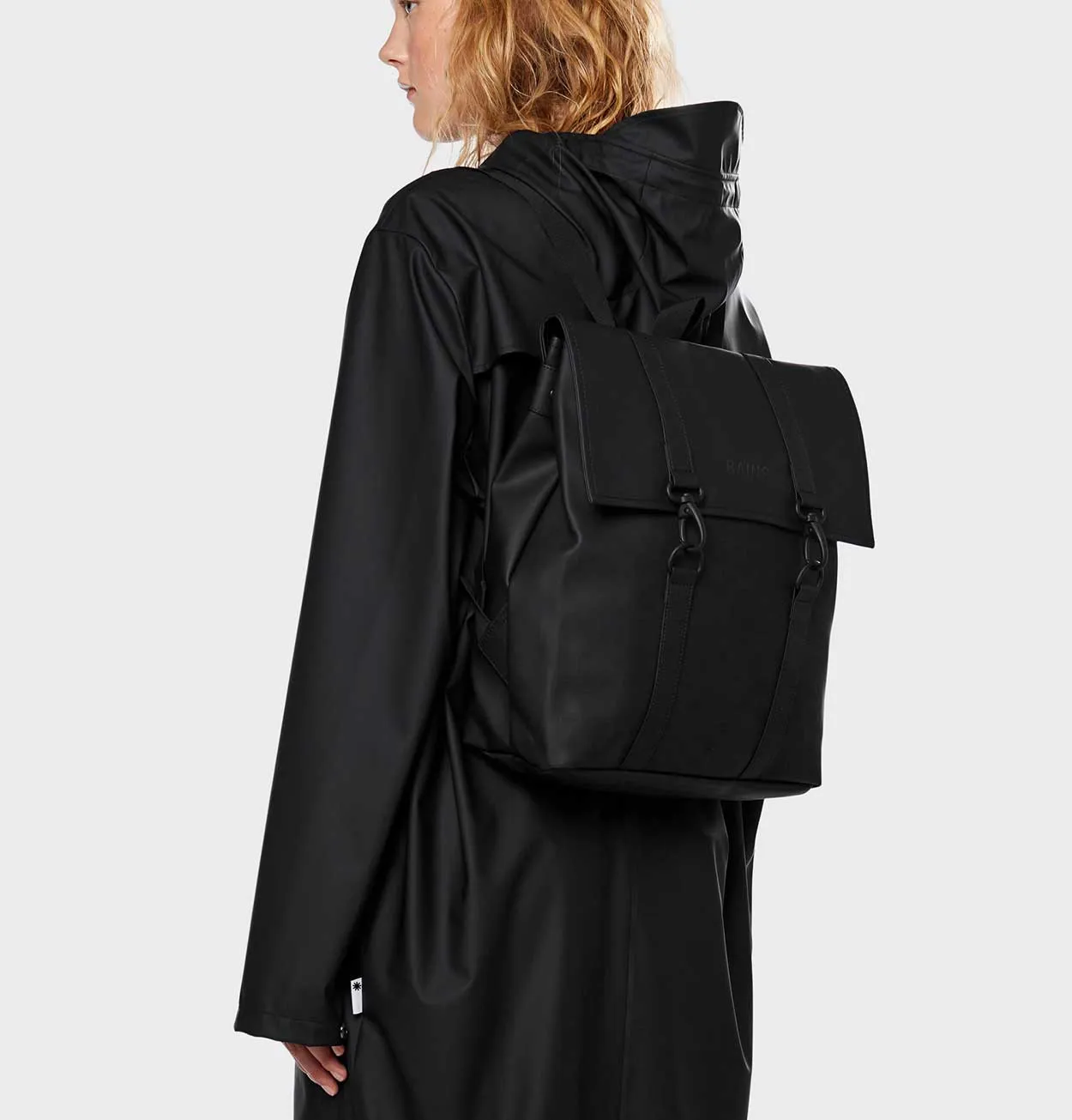 RAINS MSN Bag Mini in Black