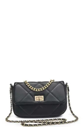 Rosetta Crossbody Bag in Black