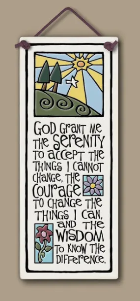 Serenity Prayer Plaque