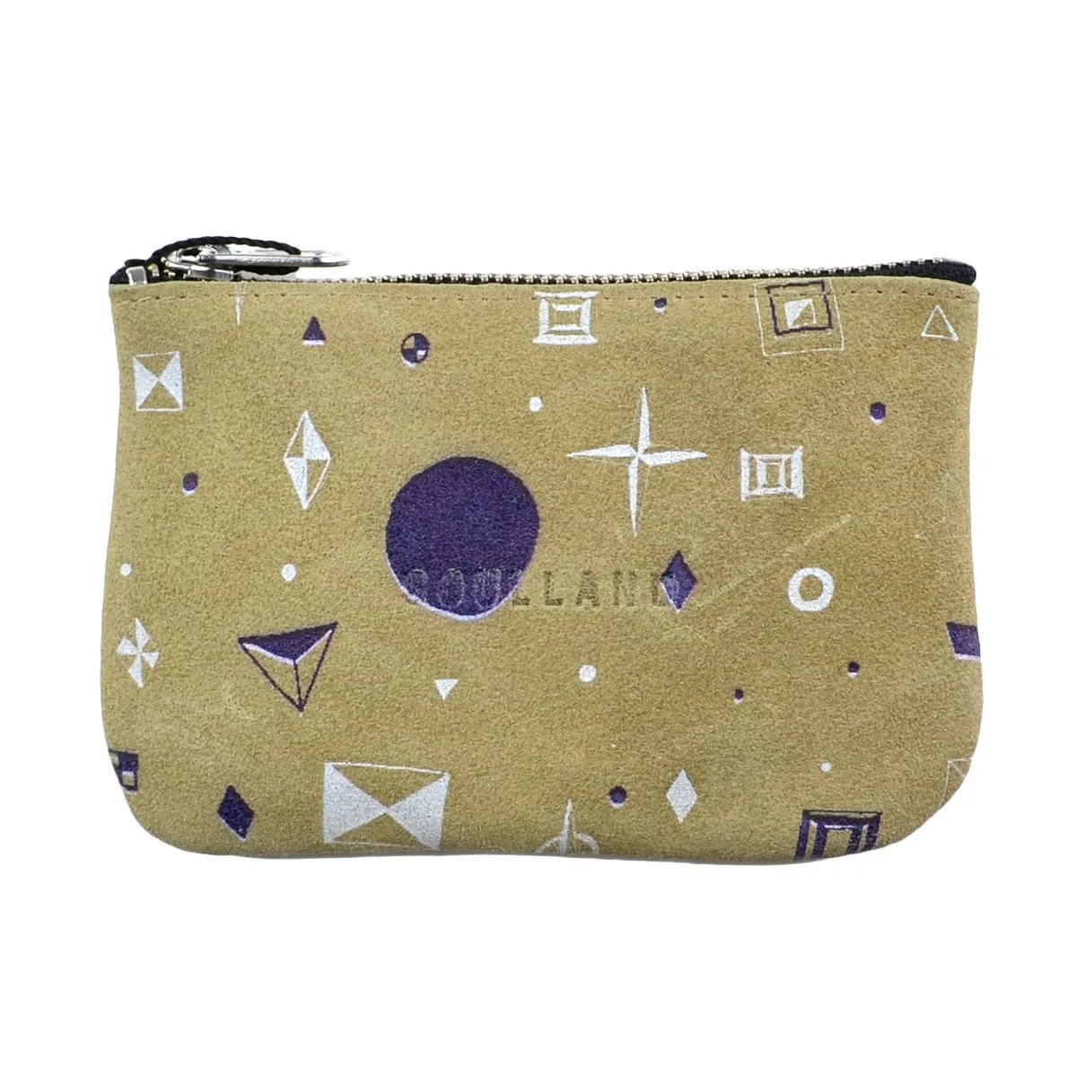 Soulland - Joan Wallet - Beige with Allover Print