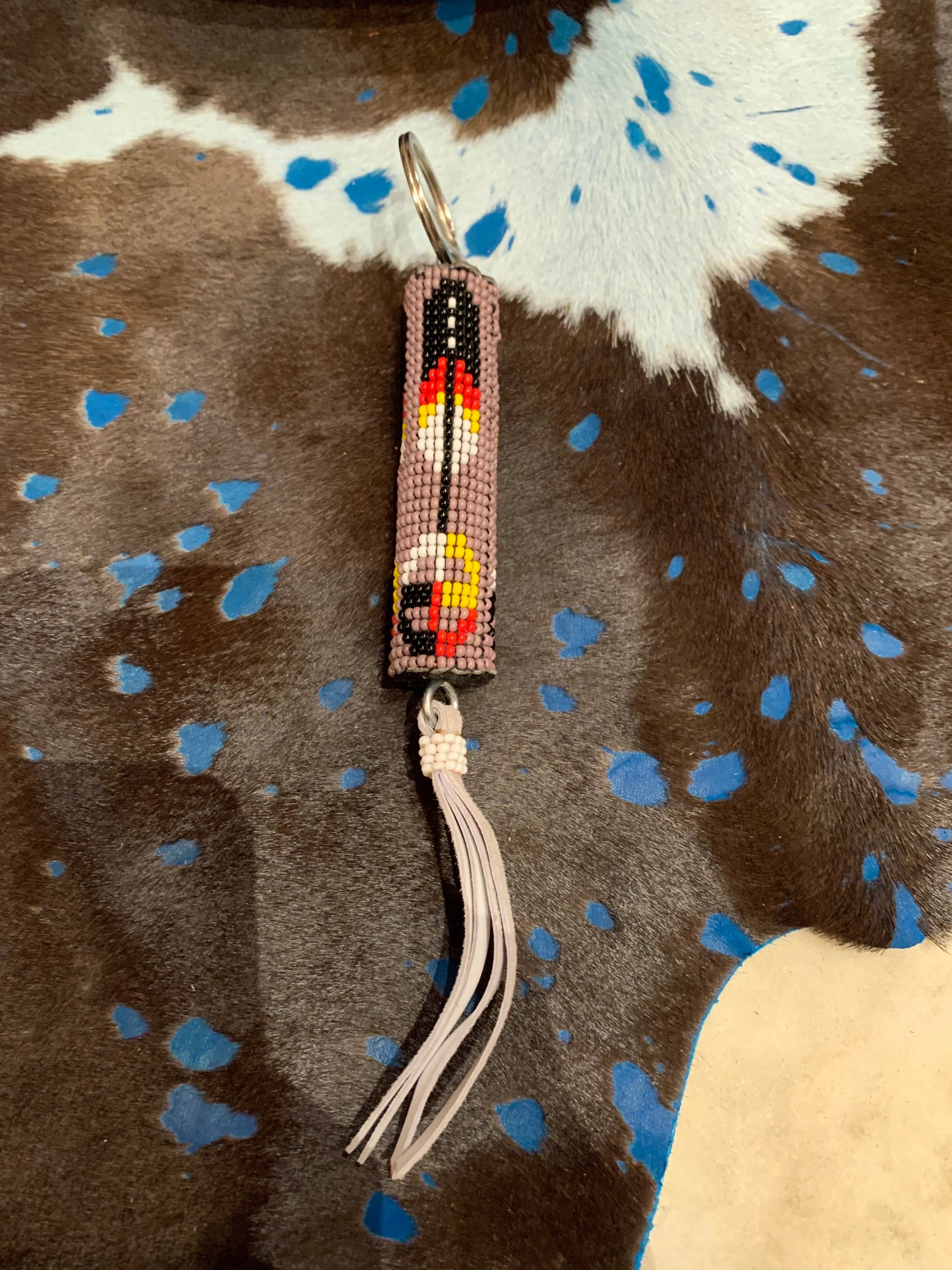 Southwest Beaded KEYCHAIN or PURSE PULL