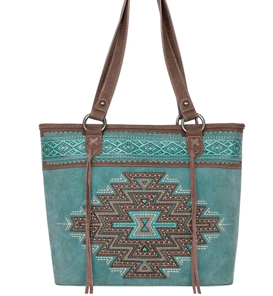 Studded Aztec PURSE TOTE