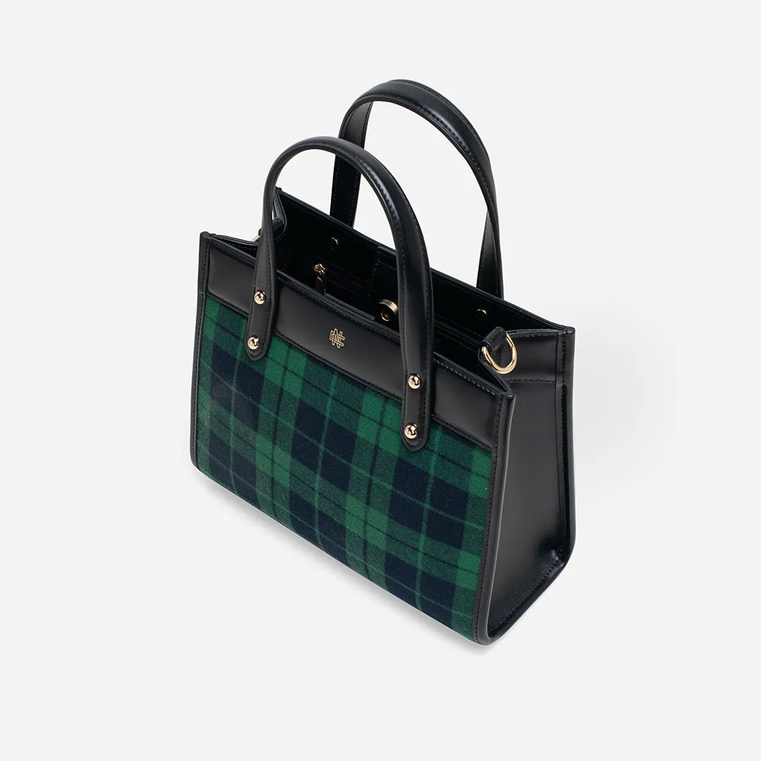 Theodora Mini Tartan Tote Bag