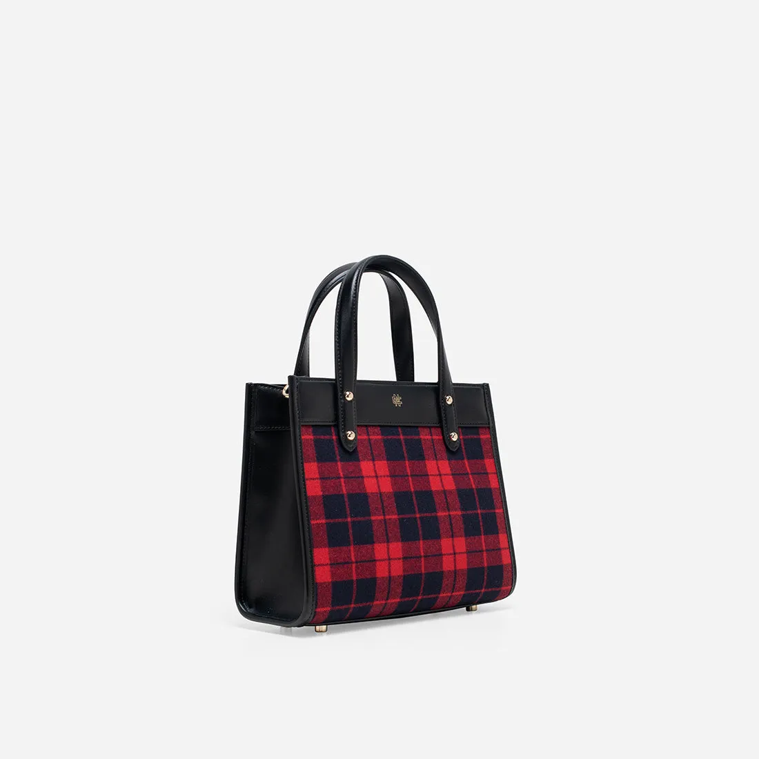 Theodora Mini Tartan Tote Bag