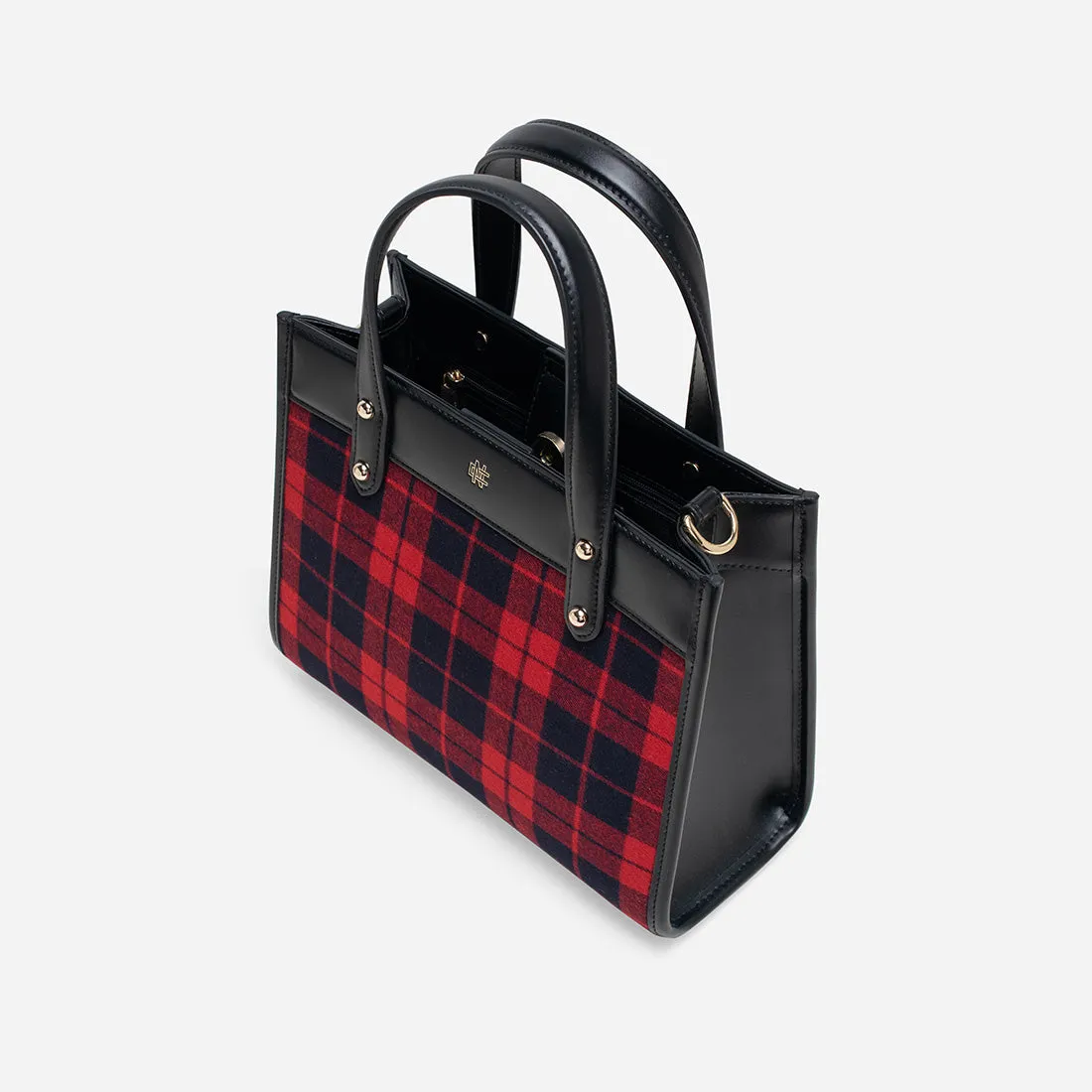 Theodora Mini Tartan Tote Bag