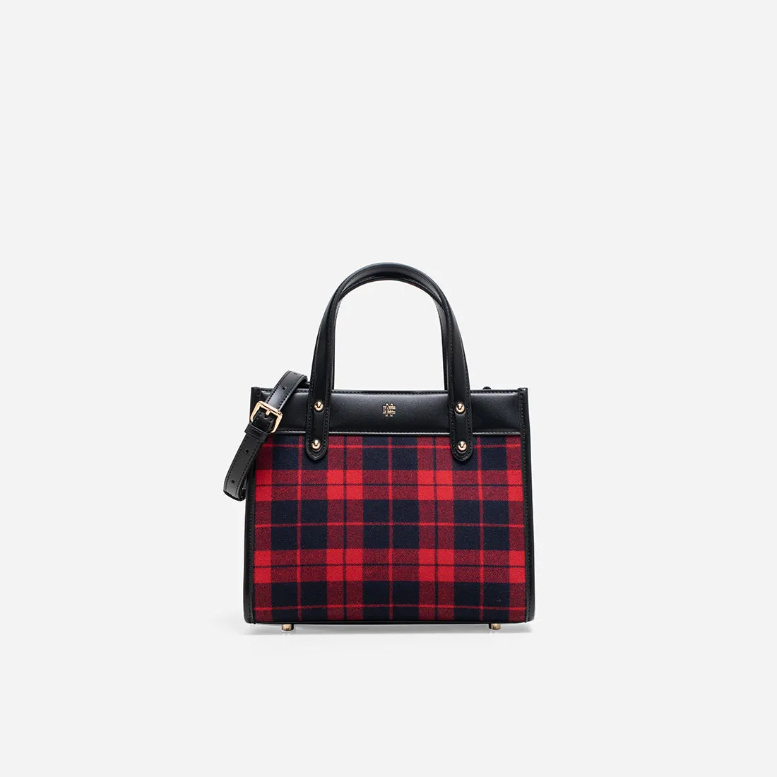 Theodora Mini Tartan Tote Bag