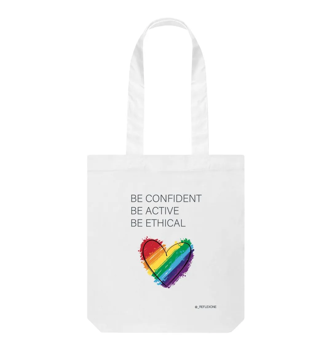 Tote bag - be confident, be active, be ethical