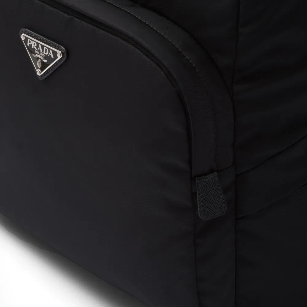 Triangle-Logo Zipped Backpack