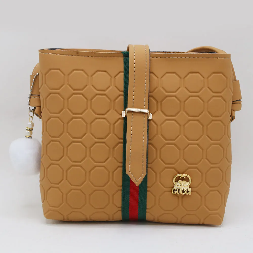 Women's Shoulder Bag - Camel