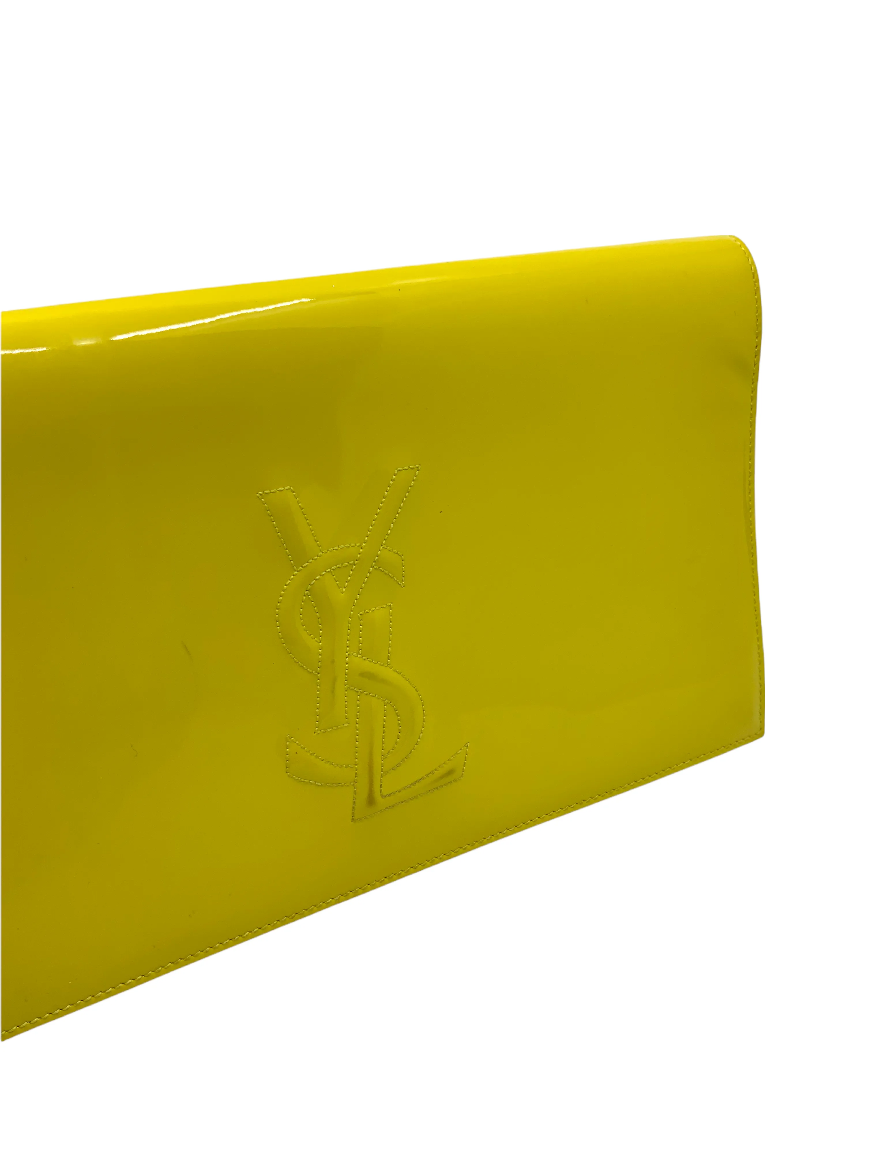 Yves Saint Laurent Belle De Jour Patent Leather Clutch